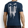 MARVEL / DC INSPIRED FAN ART PUNISHER BLACK DESIGN T-SHIRT