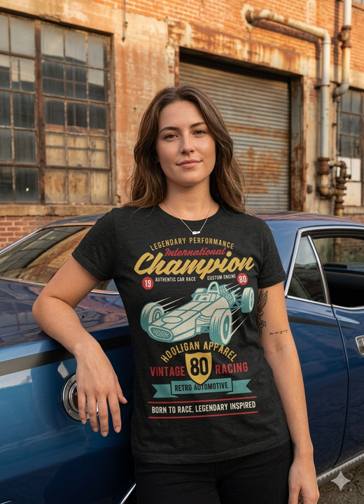 Hooligan International Champion Car Race T-Shirt