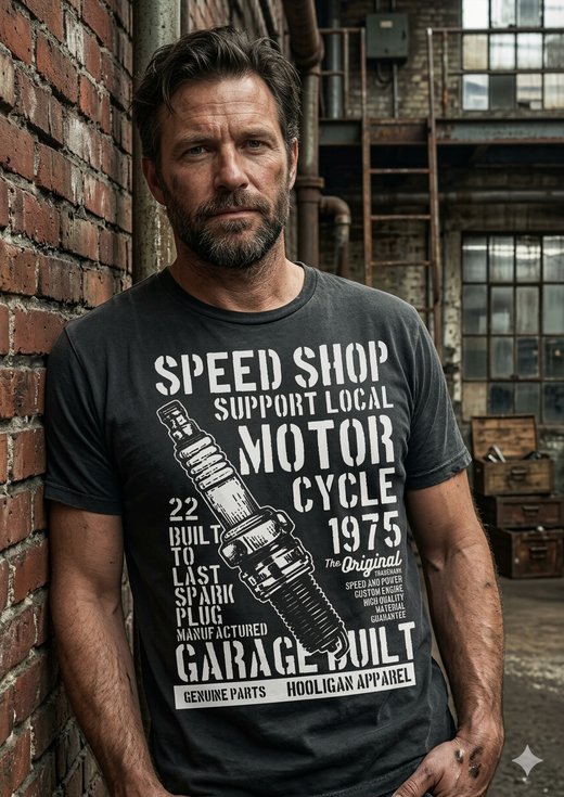 Hooligan Spark Plug T-Shirt