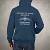 Airborne Para Wings Premium Veteran Hoodie (012)-Military Covers