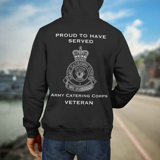 Army Catering Corps Premium Veteran Hoodie (018)-Military Covers