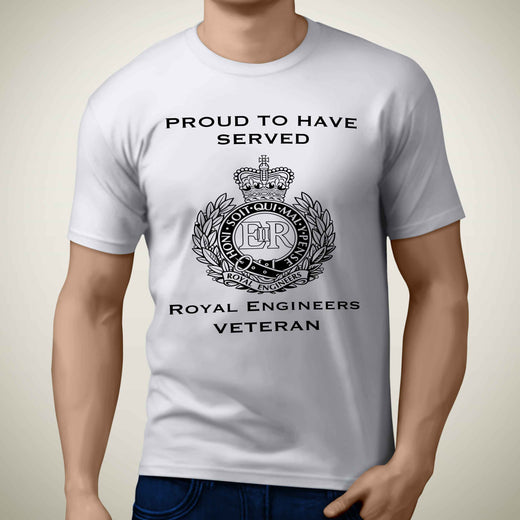Royal Engineers Premium Veteran T-Shirt (022)-Military Covers