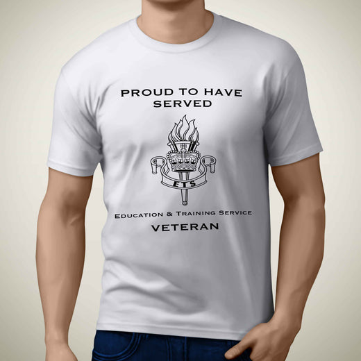 Education and Training Service Premium Veteran T-Shirt (026)-Military Covers