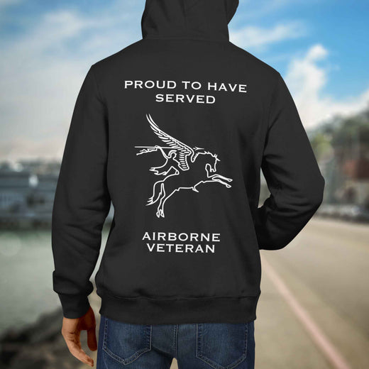 Pegasus Airborne Forces Premium Veteran Hoodie (041)-Military Covers