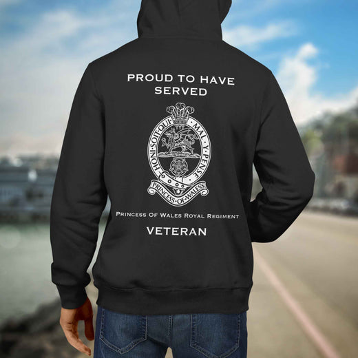 Princess of Wales Royal Regiment Premium Veteran Hoodie (043)-Military Covers