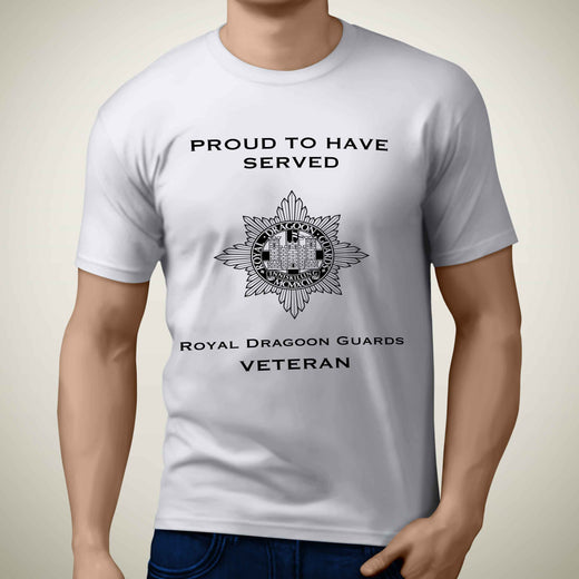 Royal Dragoon Guards Premium Veteran T-Shirt (059)-Military Covers