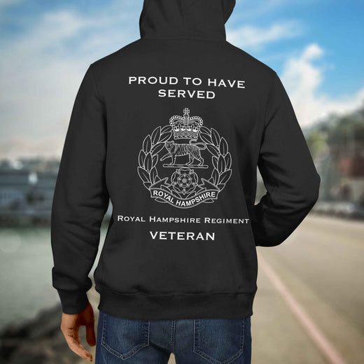 Royal Hampshire Regiment Premium Veteran Hoodie (067)-Military Covers