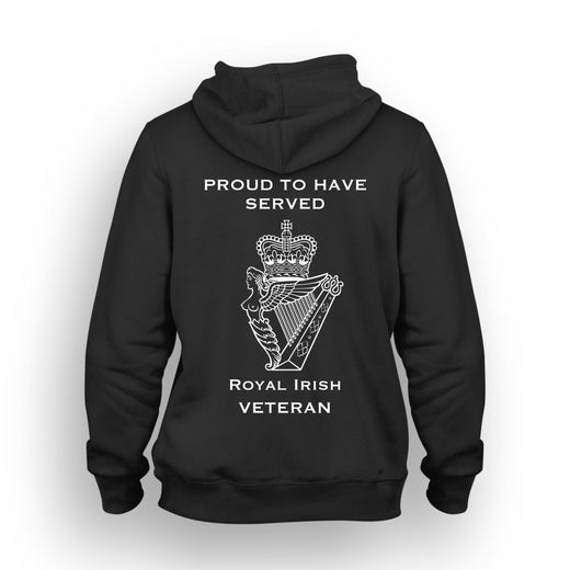 Royal Irish Premium Veteran Hoodie (071)-Military Covers