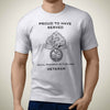 Royal Regiment of Fusiliers Premium Veteran T-Shirt (077)-Military Covers