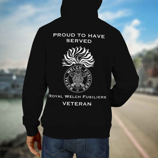 Royal Welch Fusiliers Premium Veteran Hoodie (081)