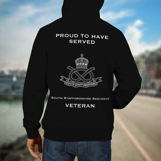 South Staffordshire Regiment Premium Veteran Hoodie (086)-Military Covers