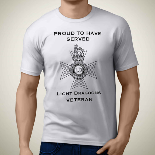 Light Dragoons Premium Veteran T-Shirt (098)-Military Covers