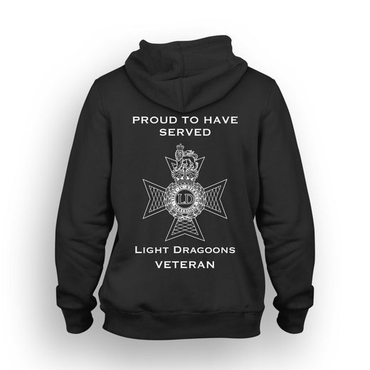 Light Dragoons Premium Veteran Hoodie (098)-Military Covers