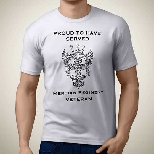 Mercian Regiment Premium Veteran T-Shirt (100)-Military Covers