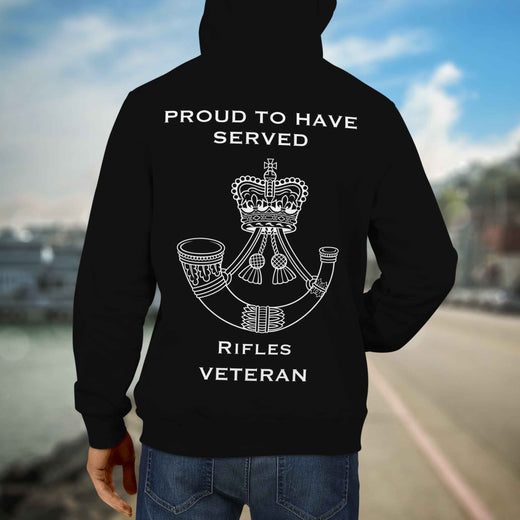 QueenRifles Premium Veteran Hoodie (106)-Military Covers	FALSE		A statement of pride for Rifles  Veterans. A perfect gift for the veteran in your life.s Royal Hussars Premium Veteran T-Shirt (105)-Military Covers