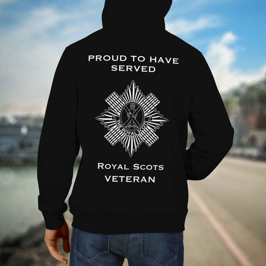 Royal Scots Premium Veteran Hoodie (108)-Military Covers