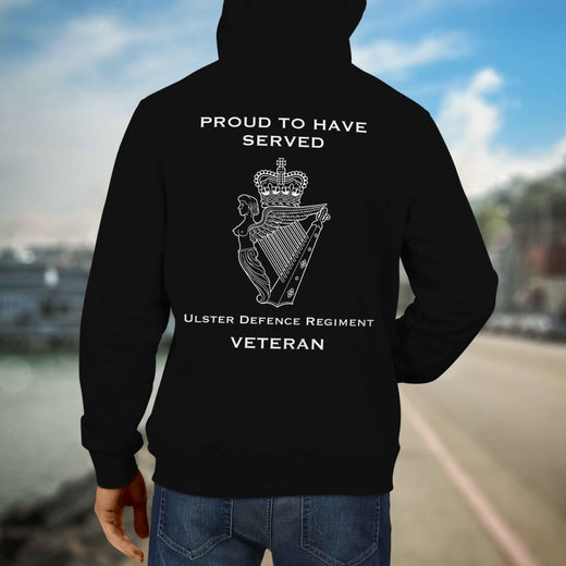 Ulster Defence Regiment Premium Veteran Hoodie (112)-Military Covers