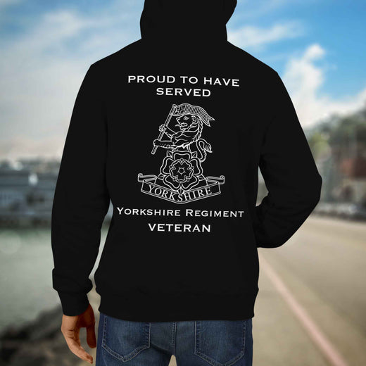 The Yorkshire Regiment Premium Veteran Hoodie (114)-Military Covers