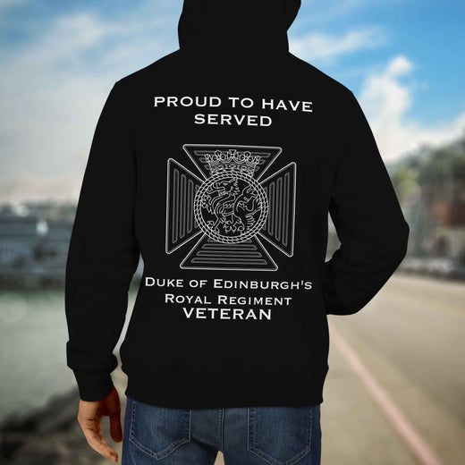 Duke of Edinburgh‚Äôs Royal Regiment Premium Veteran Hoodie (122)-Military Covers