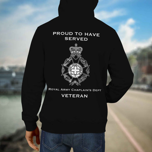 Royal Army Chaplain's Dept (Christian) Premium Veteran Hoodie (125)-Military Covers