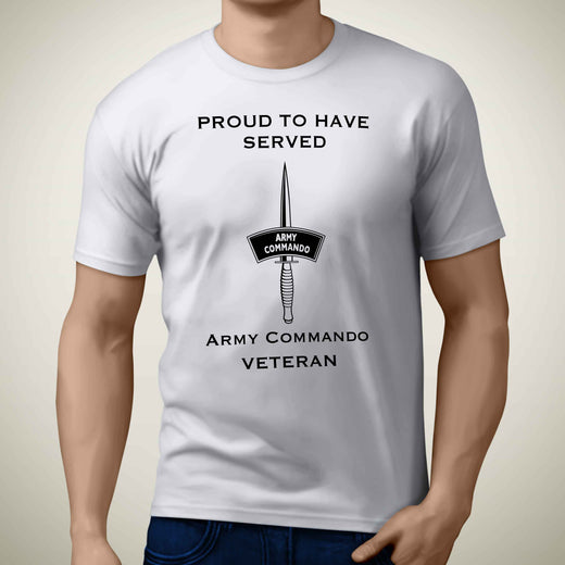 Army Commando Dagger Premium Veteran T-Shirt (199)-Military Covers