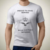 RAF Eagle and Crown Premium Veteran T-Shirt (204)-Military Covers