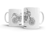 Aprilia Shiver 750 2016 White Ceramic Mug Hooligan Apparel