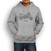 Aprilia Dorsoduro 1200 2013 Motorbike Art Men’s Hoodie