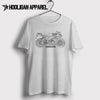 Aprilia RS125 Replica GP1 2018 Motorbike Art Men’s T-Shirt