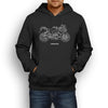 Aprilia RS4 125 Replica 2016 Motorbike Art Men’s Hoodie