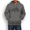 Aprilia Tuono V4 1100 Factory 2016 Premium Motorcycle Art Men’s Hoodie