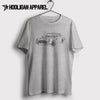 Aston Martin DB5 007 1965 Inspired Car Art Men’s T-Shirt