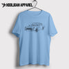 Aston Martin DB5 007 1965 Inspired Car Art Men’s T-Shirt