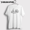 Auto Fauteuil 1910 Inspired Moped Art Men’s T-Shirt