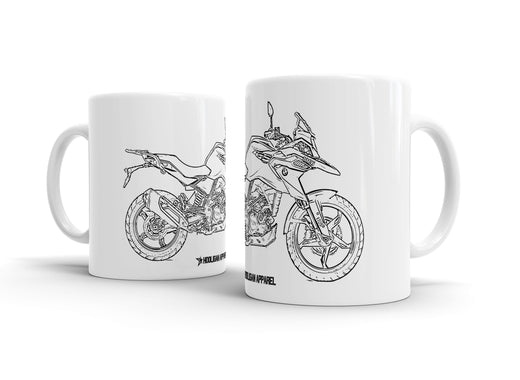 BMW G310GS 2017 White Ceramic Mug Hooligan Apparel
