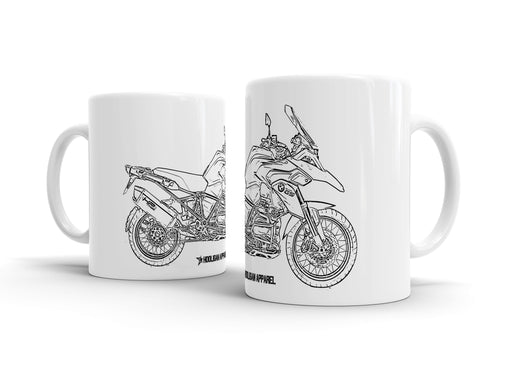 BMW R1200GS Adventure 2013 White Ceramic Mug Hooligan Apparel