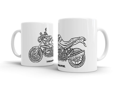 BMW R1200R 2010 White Ceramic Mug Hooligan Apparel