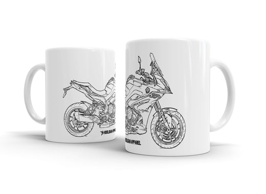 BMW S1000XR 2017 White Ceramic Mug Hooligan Apparel
