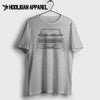 BMW 2002 Turbo 1974 Inspired Car Art Men’s T-Shirt