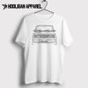 BMW 2002 Turbo 1974 Inspired Car Art Men’s T-Shirt