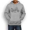 BMW G650GS 2014 Premium Motorcycle Art Men’s Hoodie
