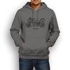 BMW HP2 Sport 2011 Premium Motorcycle Art Men’s Hoodie