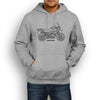 BMW R1200GS 2011 Premium Motorcycle Art Men’s Hoodie
