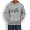 BMW R1200GS Adventure 2013 Premium Motorcycle Art Men’s Hoodie