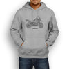 BMW R1200RS Adventure 2017 Premium Motorcycle Art Men’s Hoodie