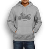 BMW R1200R 2012 Premium Motorcycle Art Men’s Hoodie