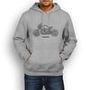 BMW RNineT 2016 Premium Motorcycle Art Men’s Hoodie