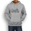 BMW S1000R 2017 Premium Motorcycle Art Men’s Hoodie