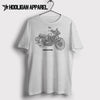 Benelli Imperiale 400 2018 Premium Motorcycle Art Men’s T-Shirt