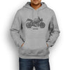Benelli Tornado Naked TRE 1130 2013 Premium Motorcycle Art Men’s Hoodie